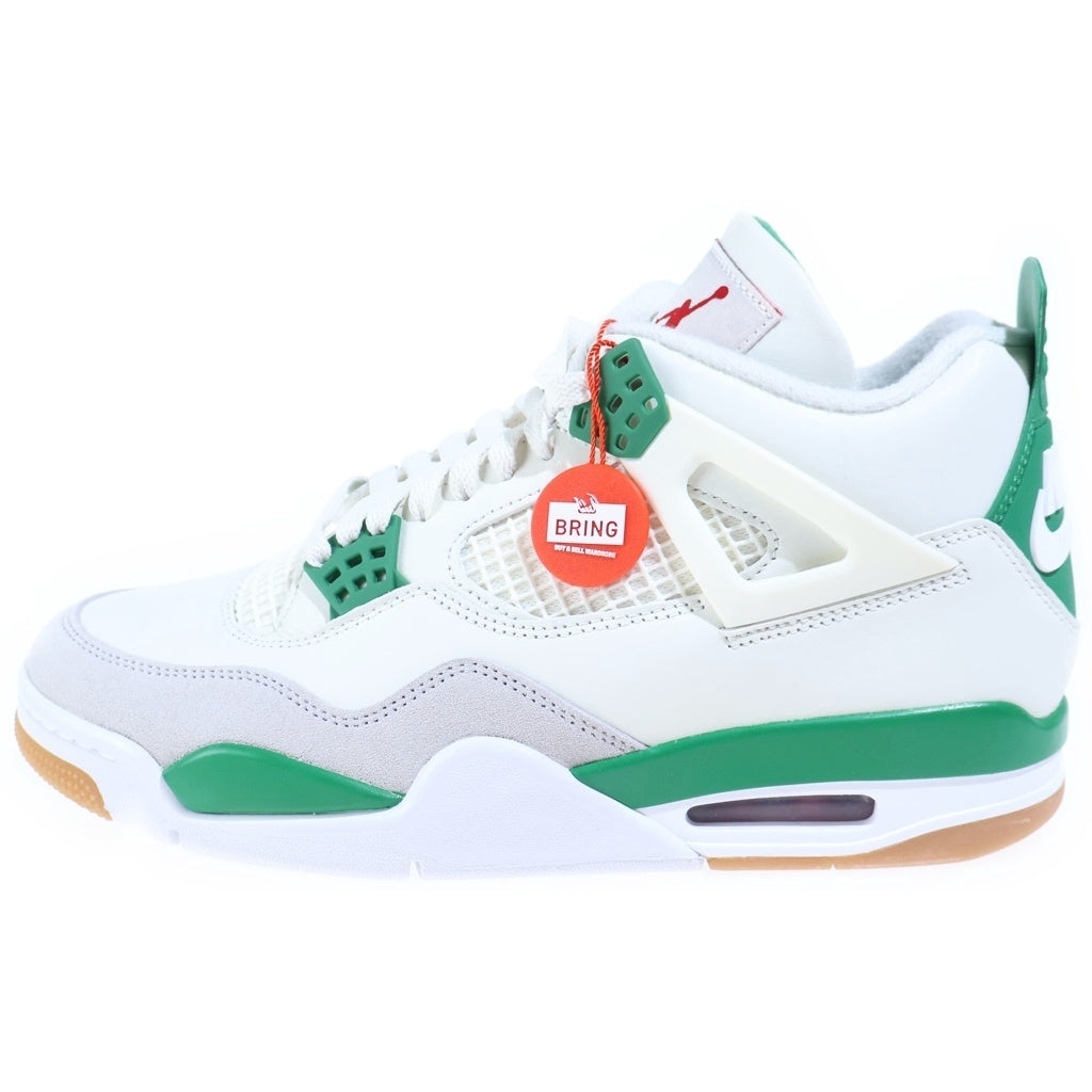 NIKE SB(ナイキエスビー) AIR JORDAN 4 RETRO SP エアジョーダン4 レトロ ローカットスニーカー グリーン/ホワイト US9/27cm DR5415-103