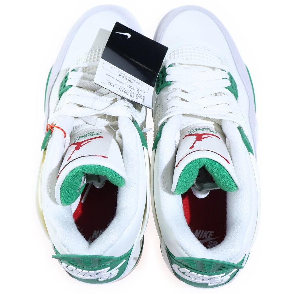 NIKE SB(ナイキエスビー) AIR JORDAN 4 RETRO SP エアジョーダン4 レトロ ローカットスニーカー グリーン/ホワイト US9/27cm DR5415-103