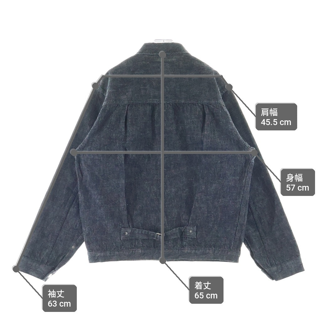 FULLCOUNT(フルカウント) TYPE-1 DENIM JACKET ファースト デニムトラッカージャケット ブラック 2107BK