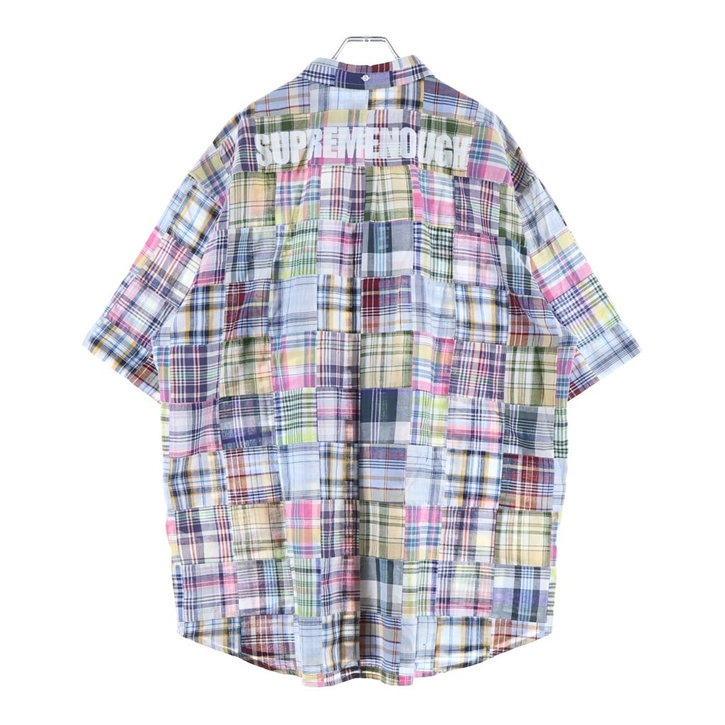 SUPREME(シュプリーム) 25SS ×GOODENOUGH Patchwork S/S Shirt グッドイナフ パッチワーク ショートスリーブ チェックシャツ マルチカラー