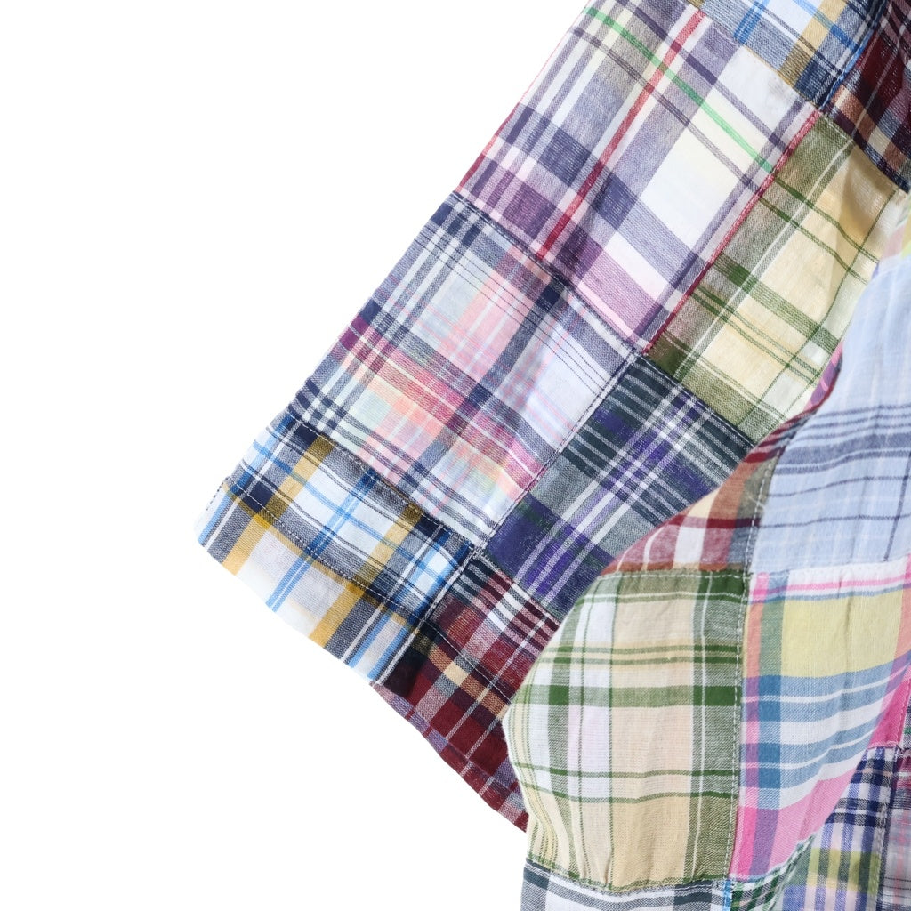 SUPREME(シュプリーム) 25SS ×GOODENOUGH Patchwork S/S Shirt グッドイナフ パッチワーク ショートスリーブ チェックシャツ マルチカラー