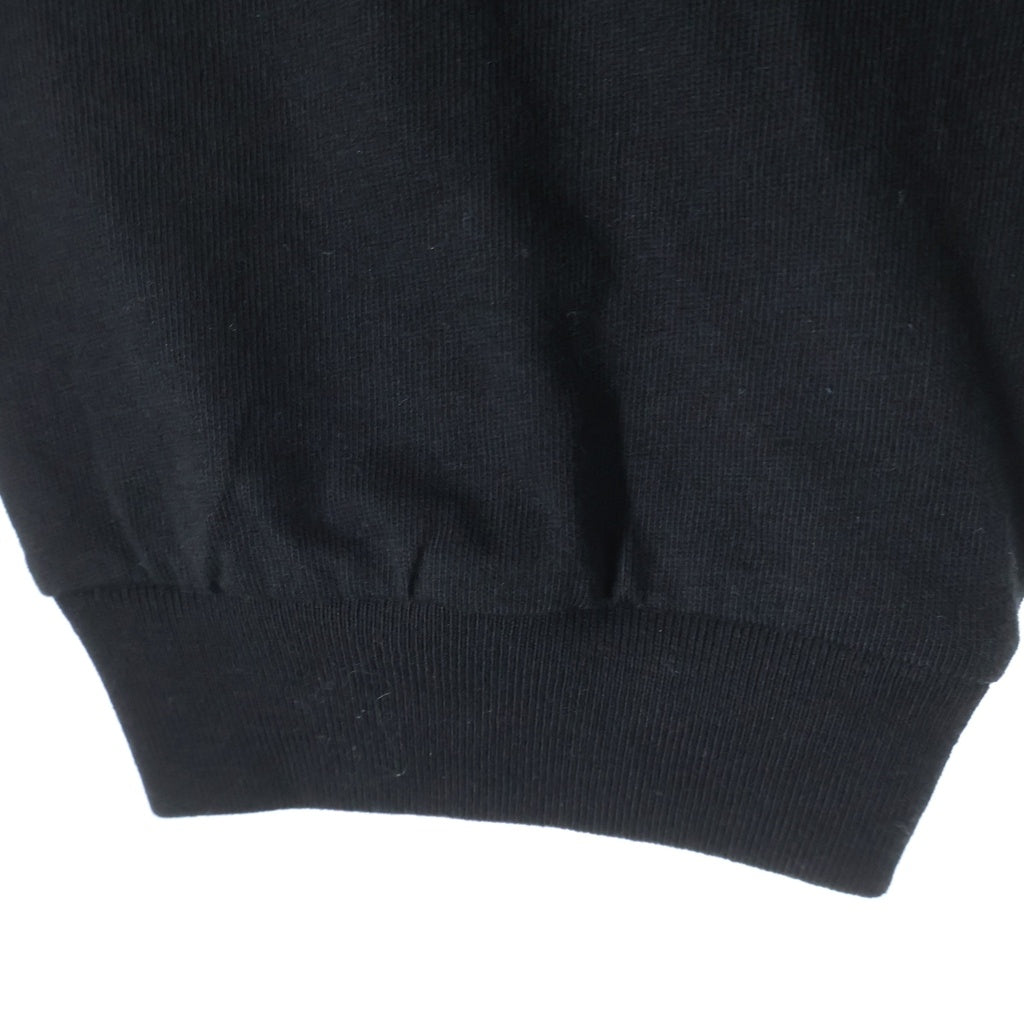 FEAR OF GOD ESSENTIALS(フィアオブゴッド エッセンシャルズ) JERSEY LONG-SLEEVE T-SHIRT ジャージー ロゴプリント クルーネック 長袖Tシャツ カットソー ブラック 125H0244370F