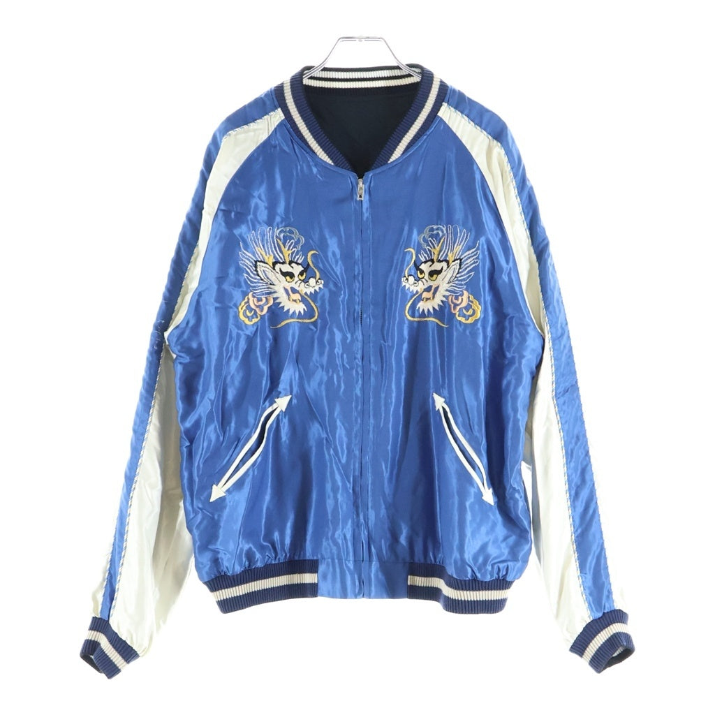 東洋エンタープライズ(トウヨウエンタープライズ) ×BEAMS ORIGINAL COLLECTION ビームス MLB ニューヨークヤンキース リバーシブルスカジャン スーベニアジャケット ブルゾン ブルー/ブラック TT15465BM