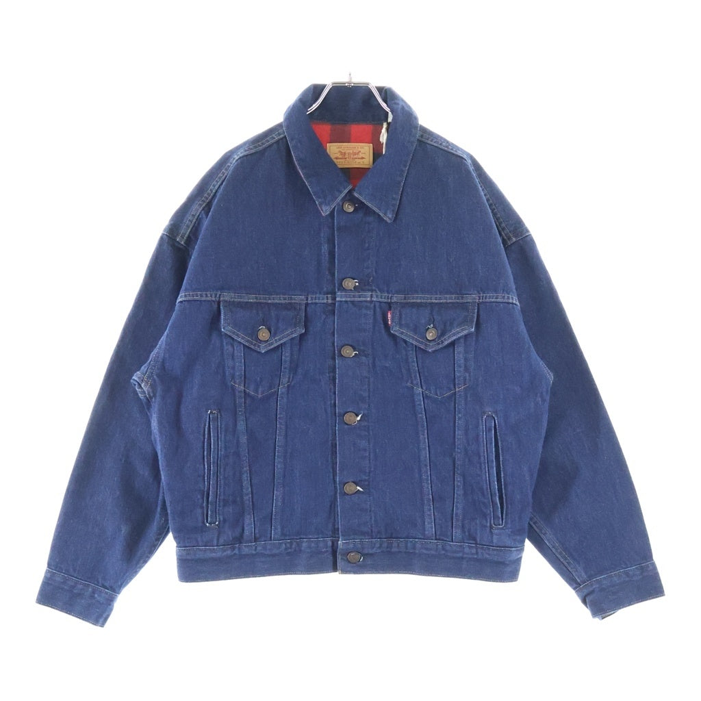 Levi's VINTAGE CLOTHING(リーバイス ビンテージ クロージング) 70417-9554 フランネルライナー デニムトラッカージャケット Gジャン インディゴ 18871-0002