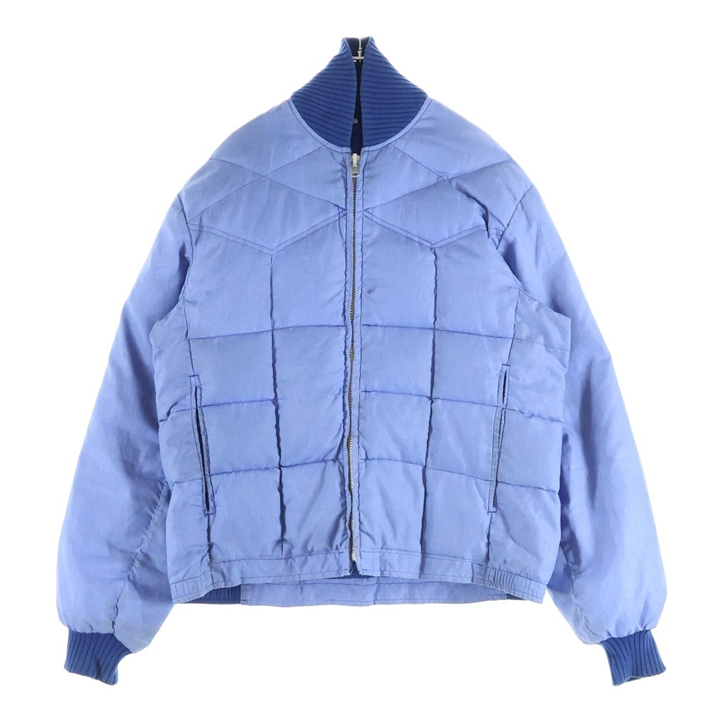 GERRY(ジェリー) 70-80S VINTAGE USA製 デカTALONZIP ヴィンテージ キルティングパファージャケット ブルー