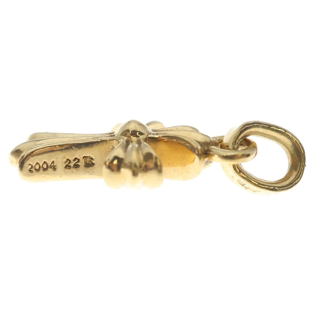 CHROME HEARTS(クロムハーツ) 22K CRS BBYFAT ベイビーファットクロス ペンダントトップ ゴールド BCA037