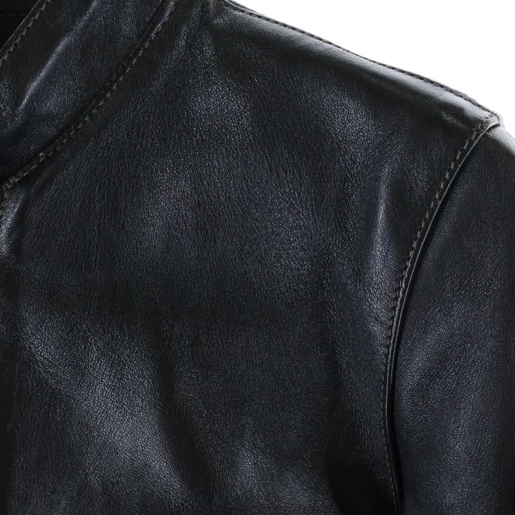 THE REAL McCOY'S(ザリアルマッコイ) BUCO J-100 SINGLE RIDER'S JACKET ブコ シングルライダース レザージャケット ブラック