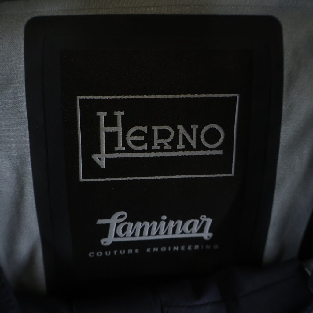 HERNO(ヘルノ) LAMINAR JACKET ラミナー ナイロン フーデッド ジャケット ネイビー レディース GI031DL-13490
