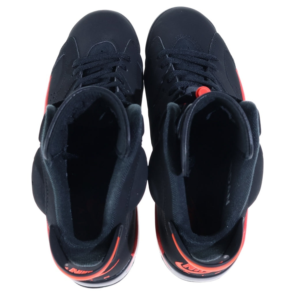 NIKE(ナイキ) AIR JORDAN 6 RETRO INFRARED SALESMAN エア ジョーダン6 レトロ インフラレッド セールスマン ハイカットスニーカー ブラック/レッド US9/27cm CT8529-001