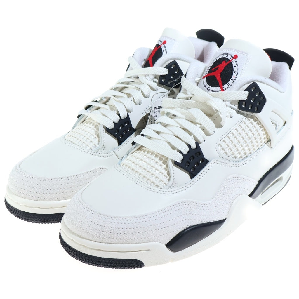 NIKE(ナイキ) AIR JORDAN 4 RETRO OG FC FLIGHT CLUB エアジョーダン4 フライトクラブ ハイカットスニーカー ホワイト US9/27cm IM4002-100