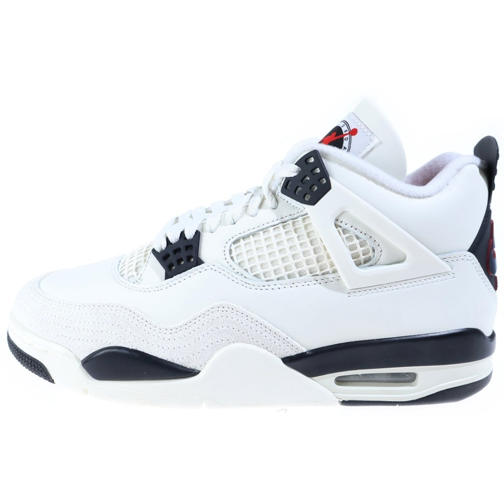 NIKE(ナイキ) AIR JORDAN 4 RETRO OG FC FLIGHT CLUB エアジョーダン4 フライトクラブ ハイカットスニーカー ホワイト US9.5/27.5cm IM4002-100