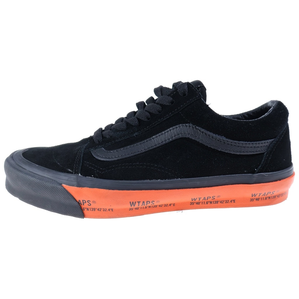 VANS(ヴァンズ) ×WTAPS OLD SKOOL LX BLACK ORANGE ダブルタップス オールドスクール オレンジ ローカットスニーカー ブラック US8/26cm VN0A4P3X20E