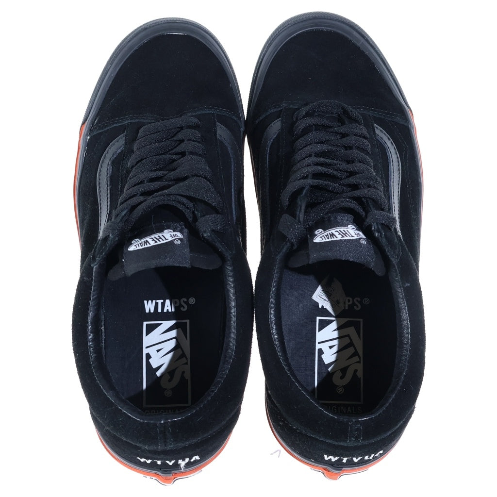 VANS(ヴァンズ) ×WTAPS OLD SKOOL LX BLACK ORANGE ダブルタップス オールドスクール オレンジ ローカットスニーカー ブラック US8/26cm VN0A4P3X20E
