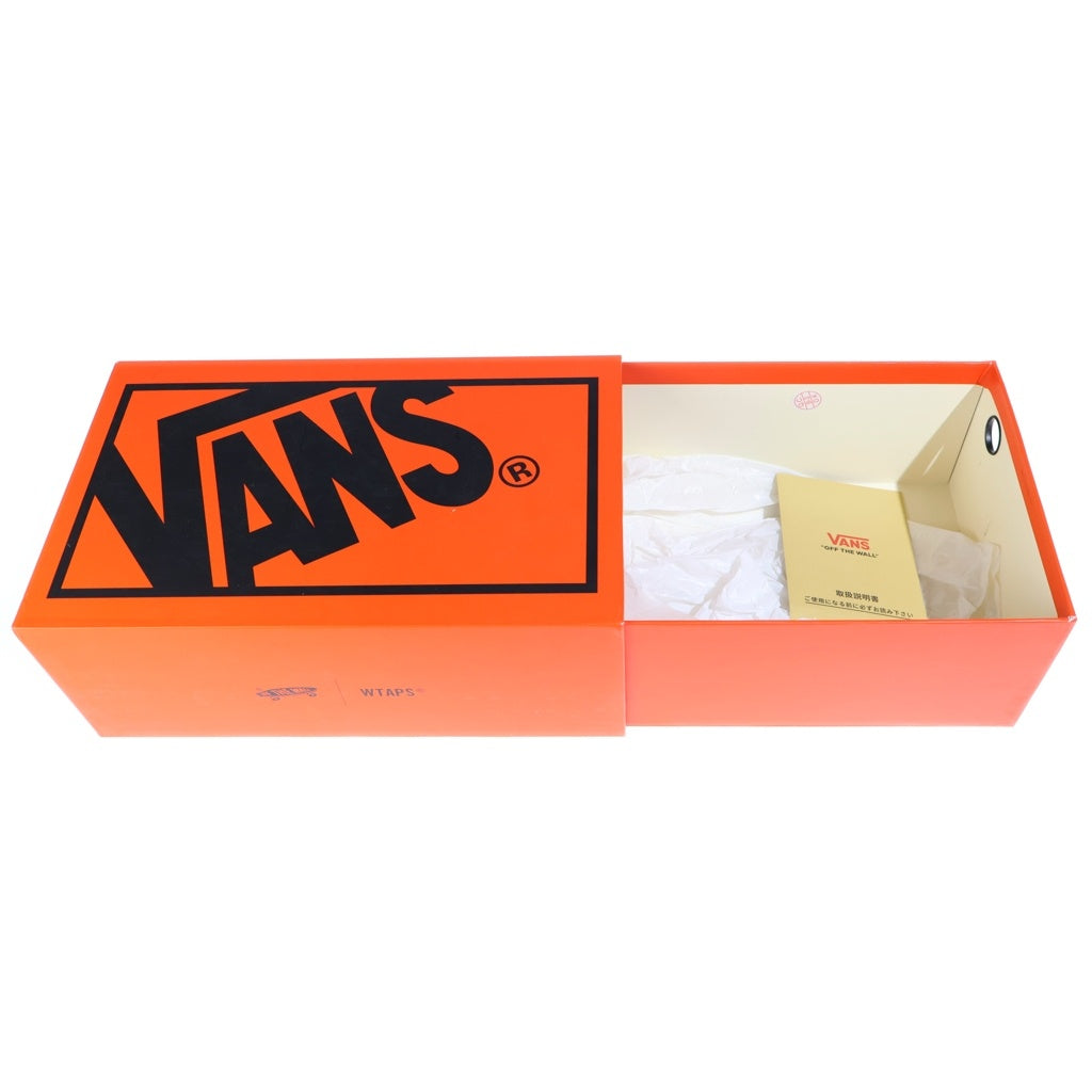 VANS(ヴァンズ) ×WTAPS OLD SKOOL LX BLACK ORANGE ダブルタップス オールドスクール オレンジ ローカットスニーカー ブラック US8/26cm VN0A4P3X20E