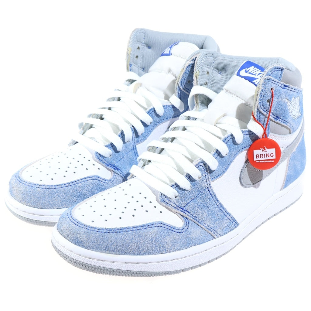NIKE(ナイキ) AIR JORDAN 1 HIGH OG HYPER ROYAL エアジョーダン ハイパーロイヤル ハイカットスニーカー ホワイト/ブルー US9.5/27.5cm 555088-402