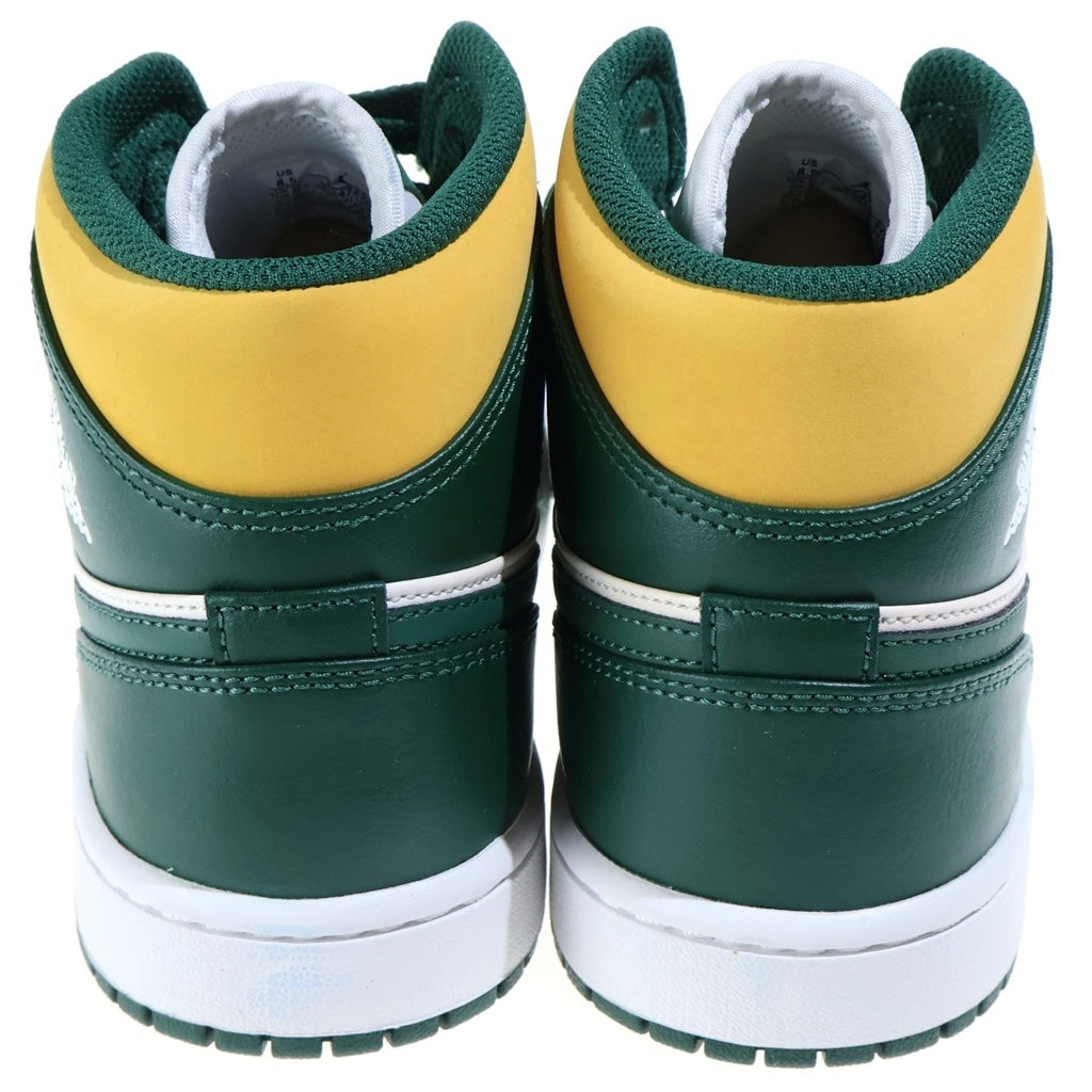 NIKE(ナイキ) AIR JORDAN MID SEATTLE SUPERSONICS エアジョーダン 1 ミッド ミッドカットスニーカー グリーン/ホワイト US8.5/26.5cm 554724-371