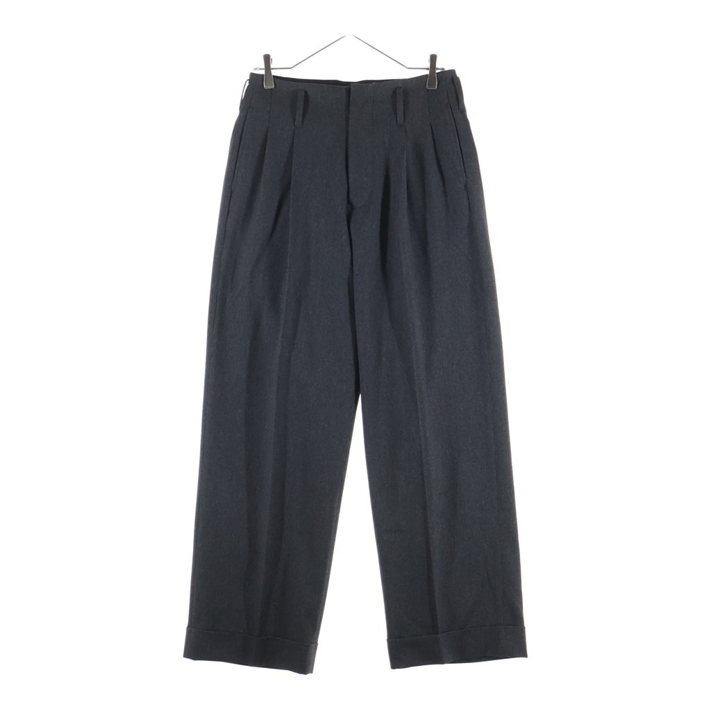 KAIKO(カイコー) WIDE SLACKS ワイド スラックス センタープレス テーパードパンツ グレー KAIKO-PT-012