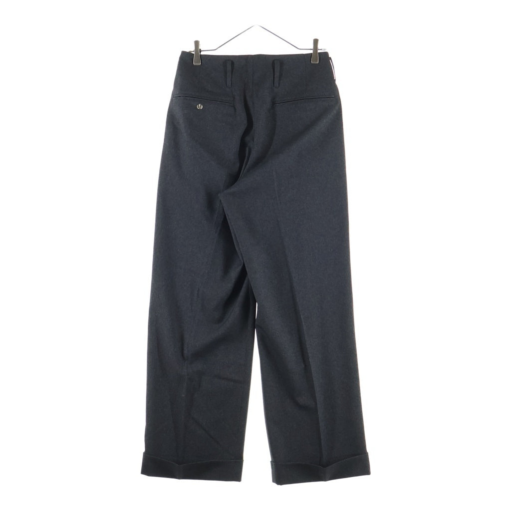 KAIKO(カイコー) WIDE SLACKS ワイド スラックス センタープレス テーパードパンツ グレー KAIKO-PT-012