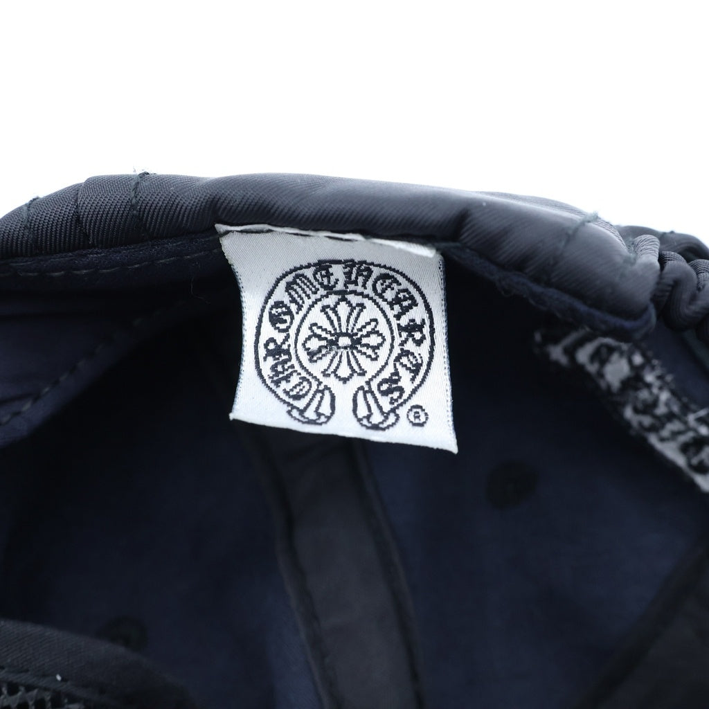 CHROME HEARTS(クロムハーツ) NYLON VINE DAGGER CAP ヴァインダガーエンブロイダリー ナイロンキャップ 帽子 ブラック