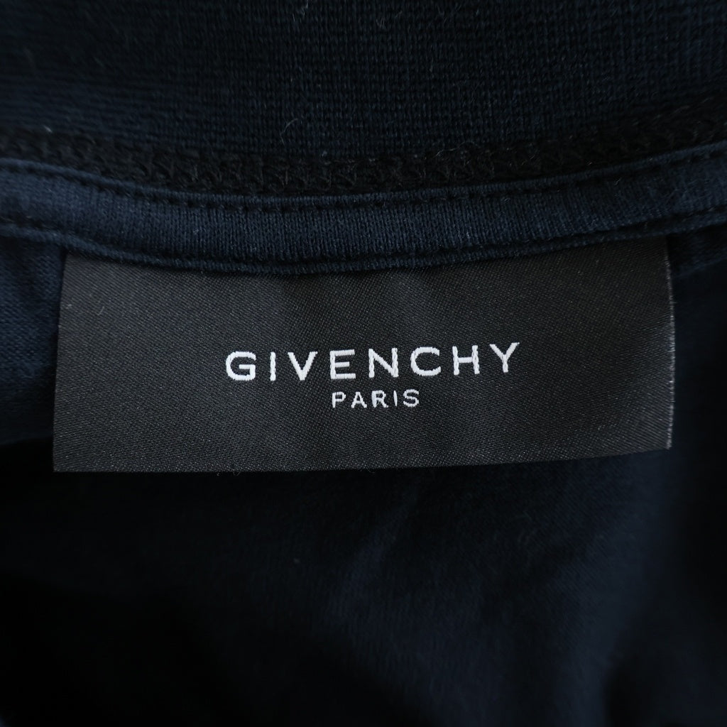 GIVENCHY(ジバンシィ) リカルドティッシ期 スカルタトゥープリント クルーネック半袖Tシャツ カットソー ネイビー 9S 7268 37