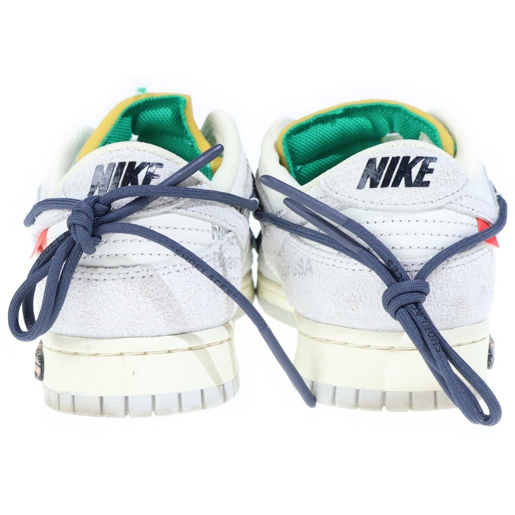 NIKE(ナイキ) ×OFF WHITE DUNK LOW The 50 Collection Lot 20 オフホワイト ダンク ローカットスニーカー グレー US9.5/27.5cm DJ0950-115