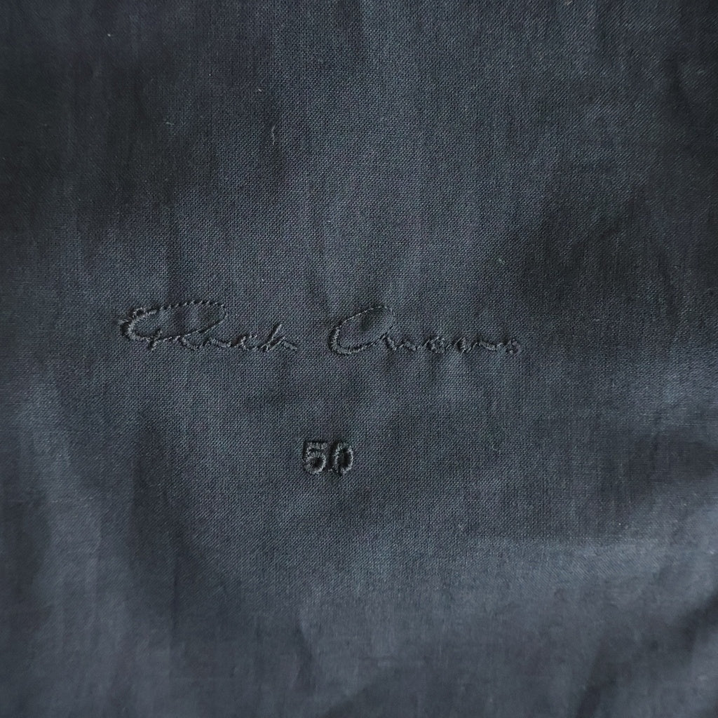 Rick Owens(リックオウエンス) 16SS CYCLOPS期 ラムレザー ジップアップ フーデッドノースリーブジャケット ベスト ブラック RU16S3984-LL