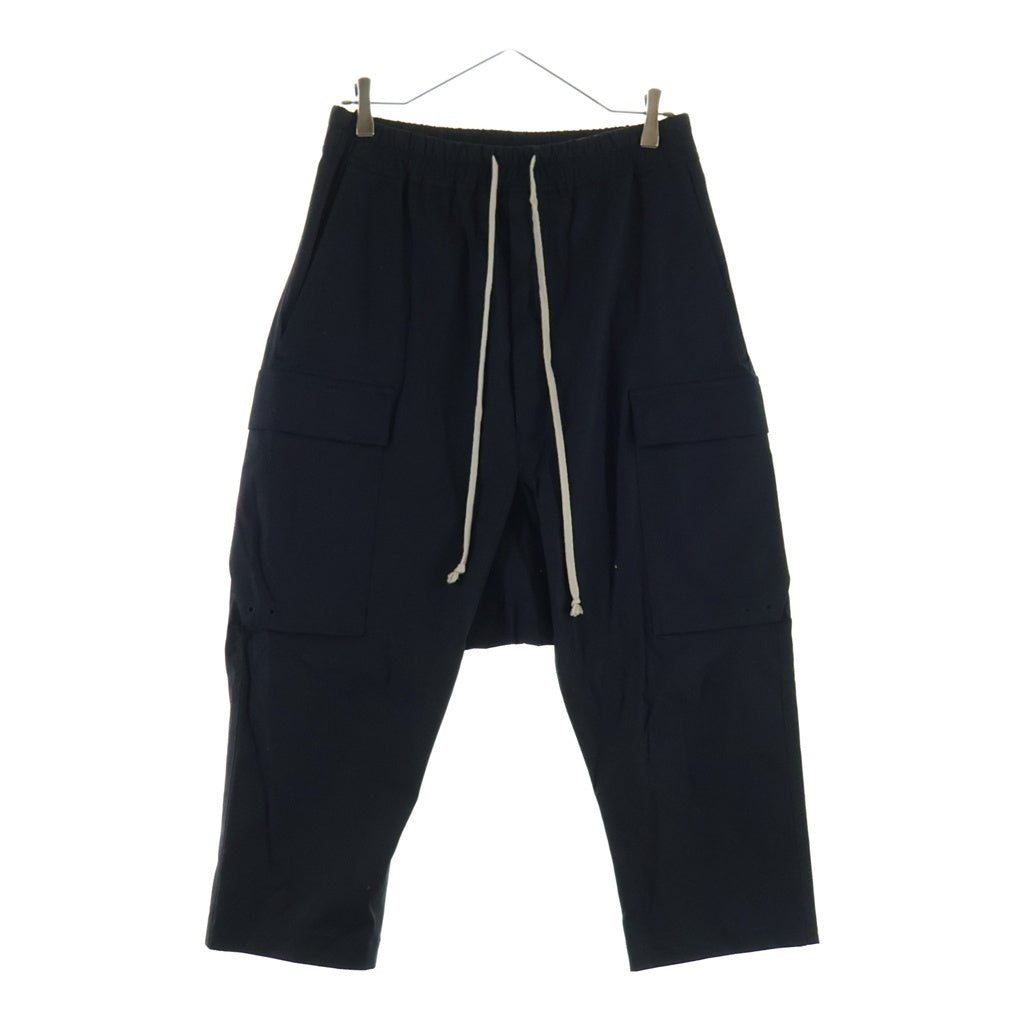 Rick Owens(リックオウエンス) 17SS WALRUS期 クロップドサルエル カーゴパンツ ブラック RU17S9385-TE