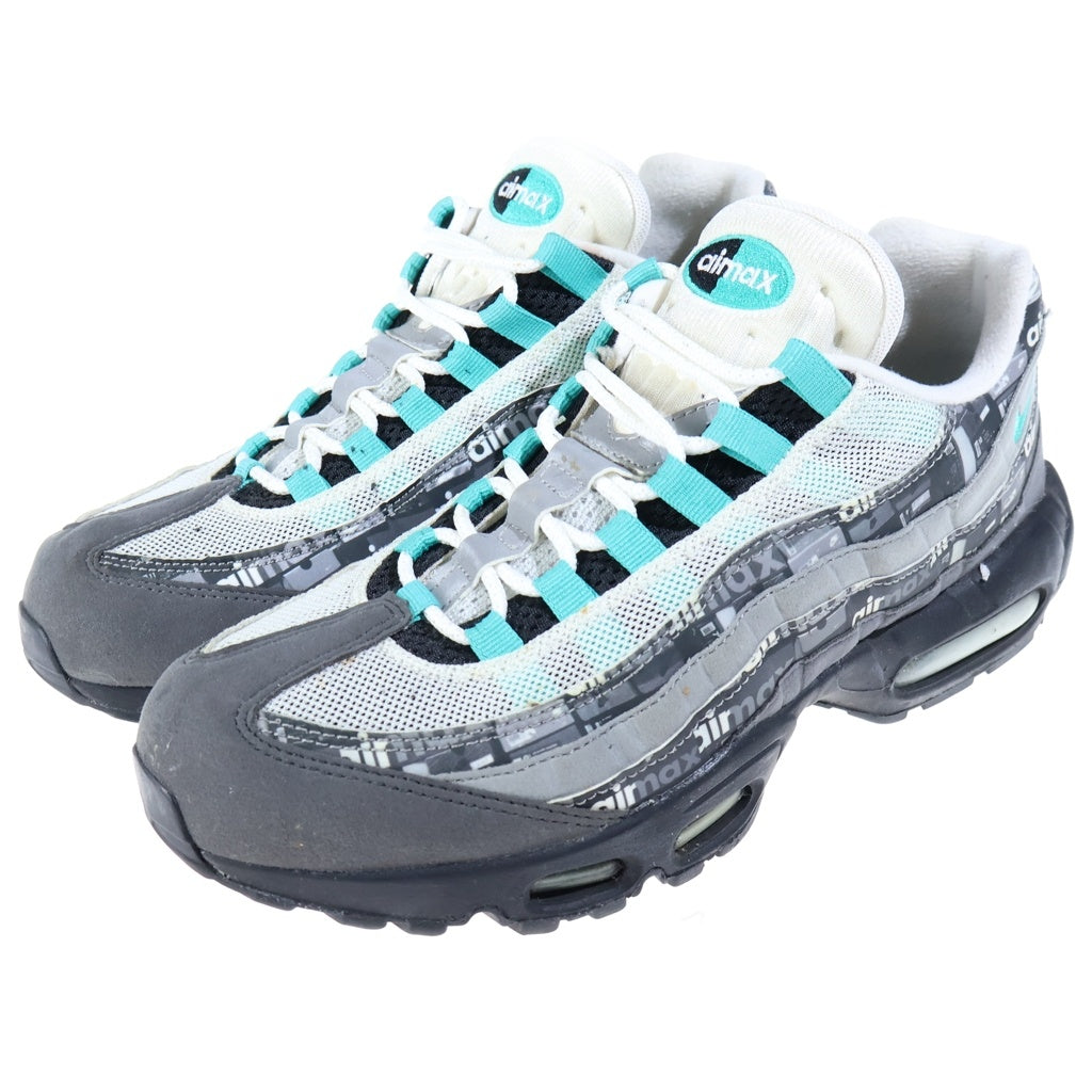 NIKE(ナイキ) ×ATMOS AIR MAX95 アトモス エアマックス95 ローカットスニーカー ブラック/ブルー US10/28cm AQ0925-001