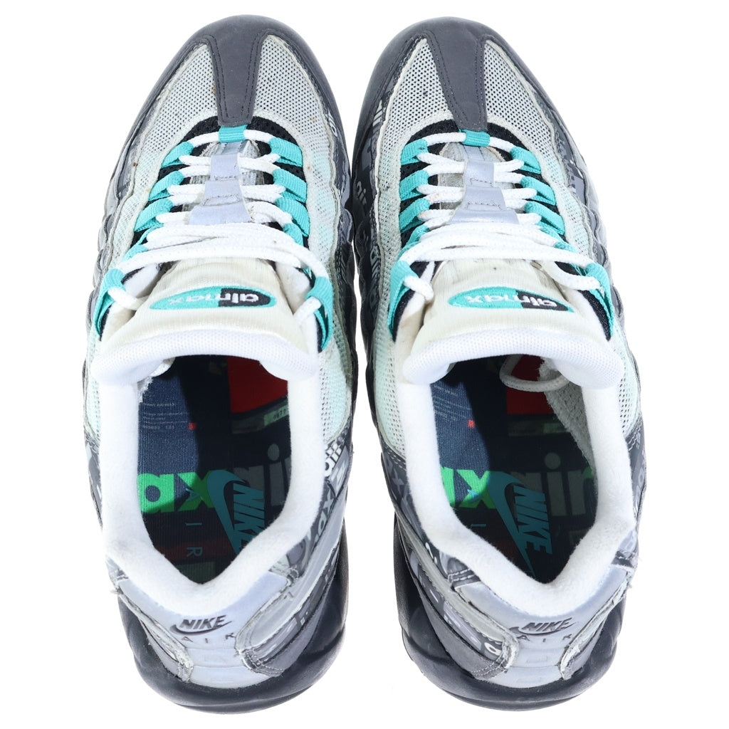 NIKE(ナイキ) ×ATMOS AIR MAX95 アトモス エアマックス95 ローカットスニーカー ブラック/ブルー US10/28cm AQ0925-001