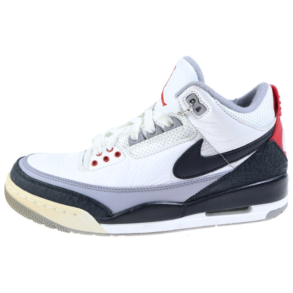 NIKE(ナイキ) AIR JORDAN 3 RETRO TINKER HATFIELD エアジョーダン3 レトロ ティンカー ハッドフィールド ローカットスニーカー ホワイト/ブラック/レッド US9/27cm AQ3835-160