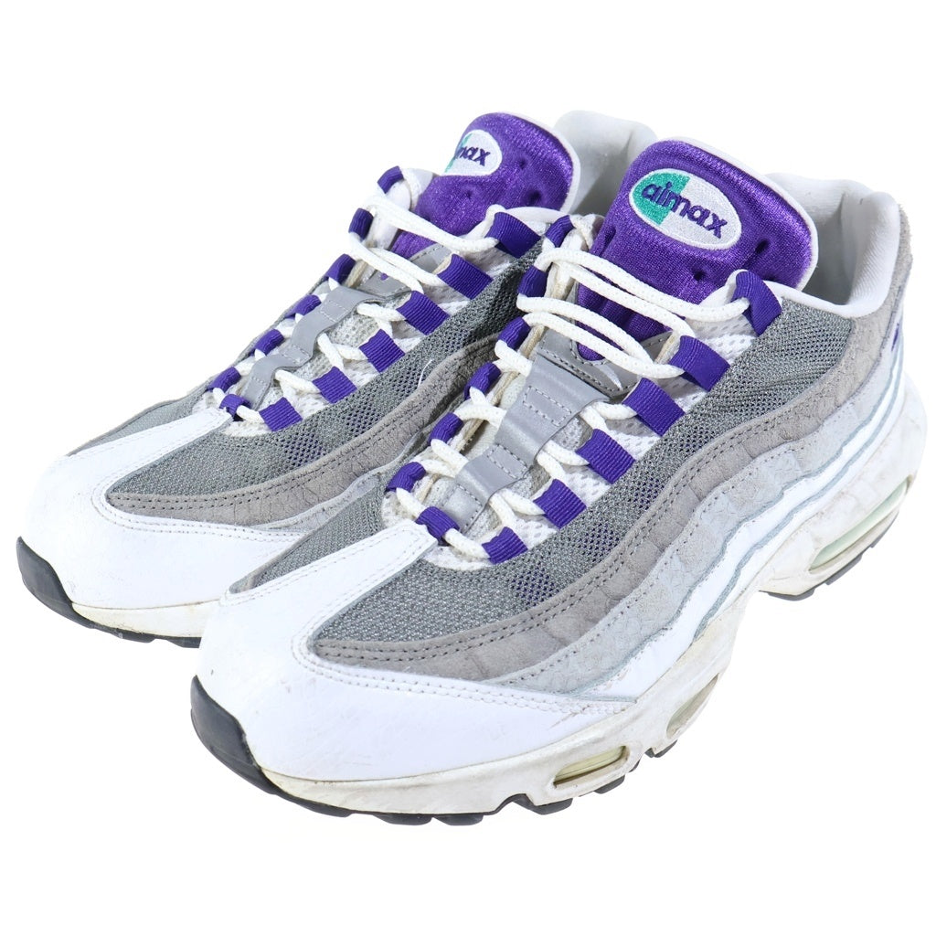 NIKE(ナイキ) AIR MAX95 GRAPE SNAKESKIN エアマックス グレープ スネークスキン ローカットスニーカー グレー/パープル US10/28cm AO2450-101