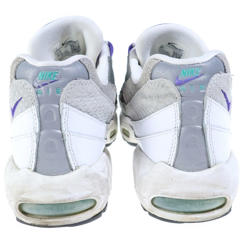 NIKE(ナイキ) AIR MAX95 GRAPE SNAKESKIN エアマックス グレープ スネークスキン ローカットスニーカー グレー/パープル US10/28cm AO2450-101