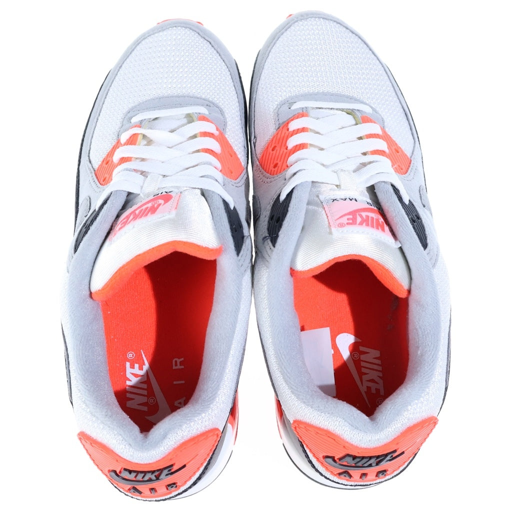 NIKE(ナイキ) AIR MAX 90 OG INFRARED エアマックス インフラレッド ローカットスニーカー グレー/レッド US10/28cm CT1685-100