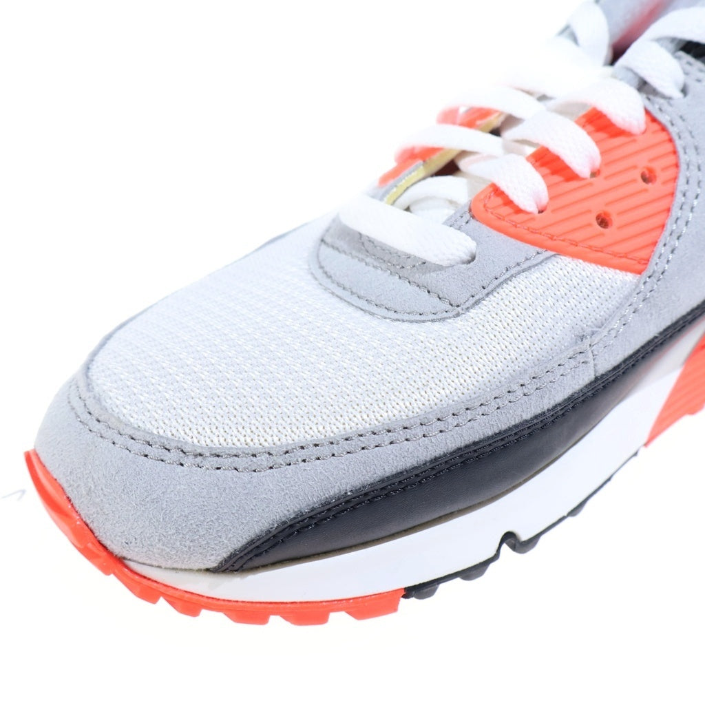 NIKE(ナイキ) AIR MAX 90 OG INFRARED エアマックス インフラレッド ローカットスニーカー グレー/レッド US10/28cm CT1685-100