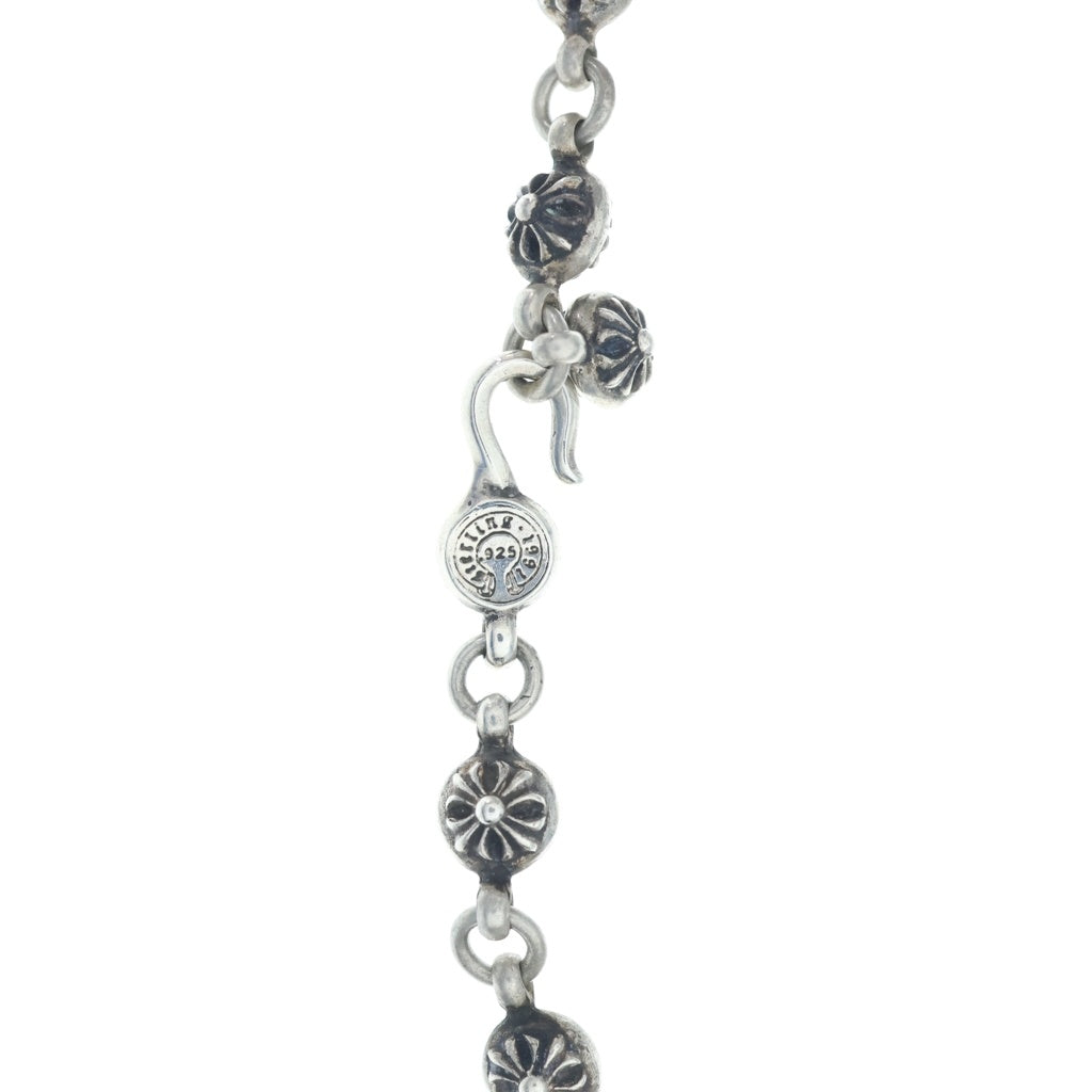 CHROME HEARTS(クロムハーツ) #1 CRSBL CHN SML CH CRS クロスボールチェーン スモールCHクロス ネックレス シルバー BCA193