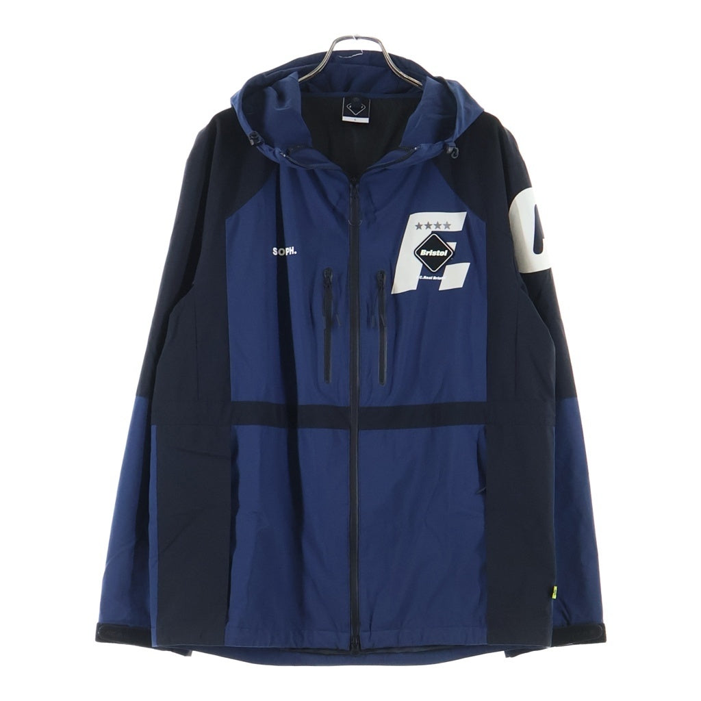 F.C.R.B./F.C.Real Bristol/FCRB(エフシーアールビー/エフシーレアルブリストル) 18AW TOUR JACKET ツアージャケット バックロゴ ジップアップ ナイロンフーデッドジャケット FCRB-189041
