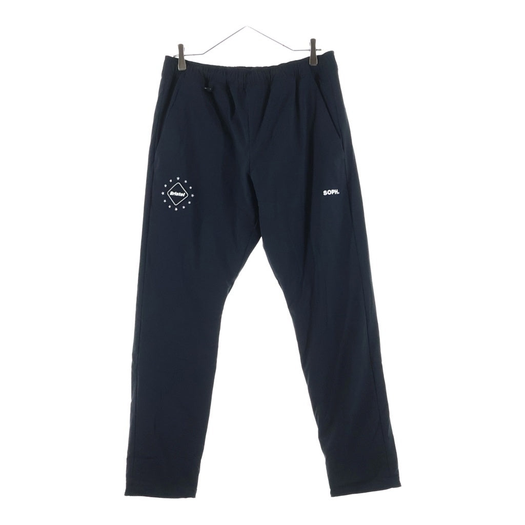 F.C.R.B./F.C.Real Bristol/FCRB(エフシーアールビー/エフシーレアルブリストル) 22AW LYCRA TRACK PANTS ライクラ サイドロゴワッペン ストレッチトラックパンツ ブラック FCRB-222062