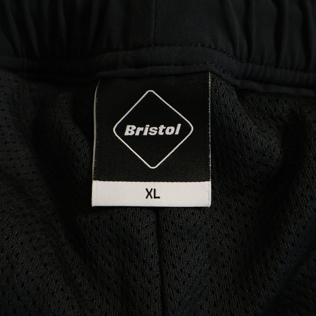 F.C.R.B./F.C.Real Bristol/FCRB(エフシーアールビー/エフシーレアルブリストル) 22AW LYCRA TRACK PANTS ライクラ サイドロゴワッペン ストレッチトラックパンツ ブラック FCRB-222062