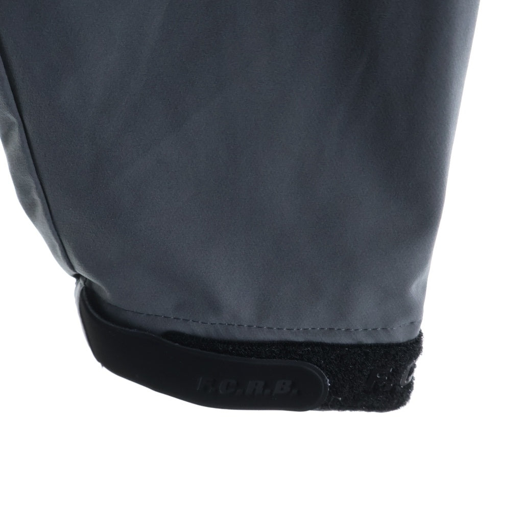 F.C.R.B./F.C.Real Bristol/FCRB(エフシーアールビー/エフシーレアルブリストル) 19SS WARM UP JACKET ウォームアップジャケット 袖ロゴプリント ジップアップフーデッドジャケット グレー FCRB-190006
