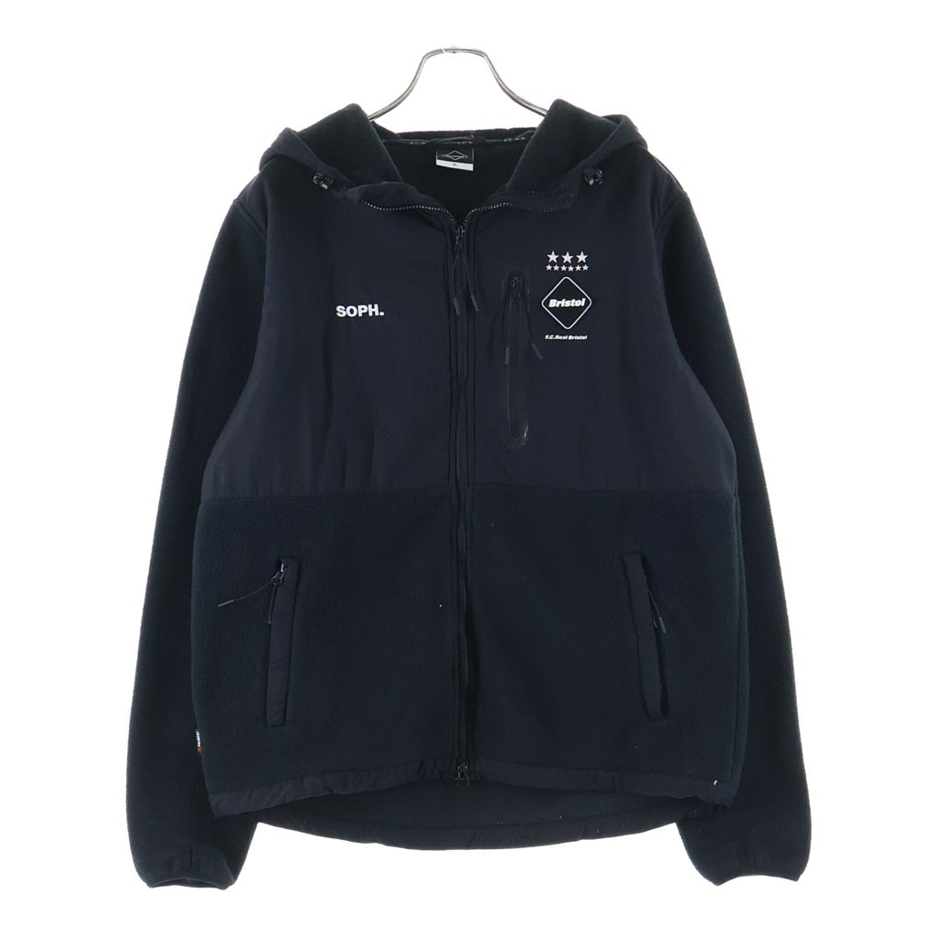 F.C.R.B./F.C.Real Bristol/FCRB(エフシーアールビー/エフシーレアルブリストル) 16AW POLARTEC FLEECE HYBRID BLOUSON ポーラテック フリースハイブリットブルゾン ジップアップフーデッドジャケット