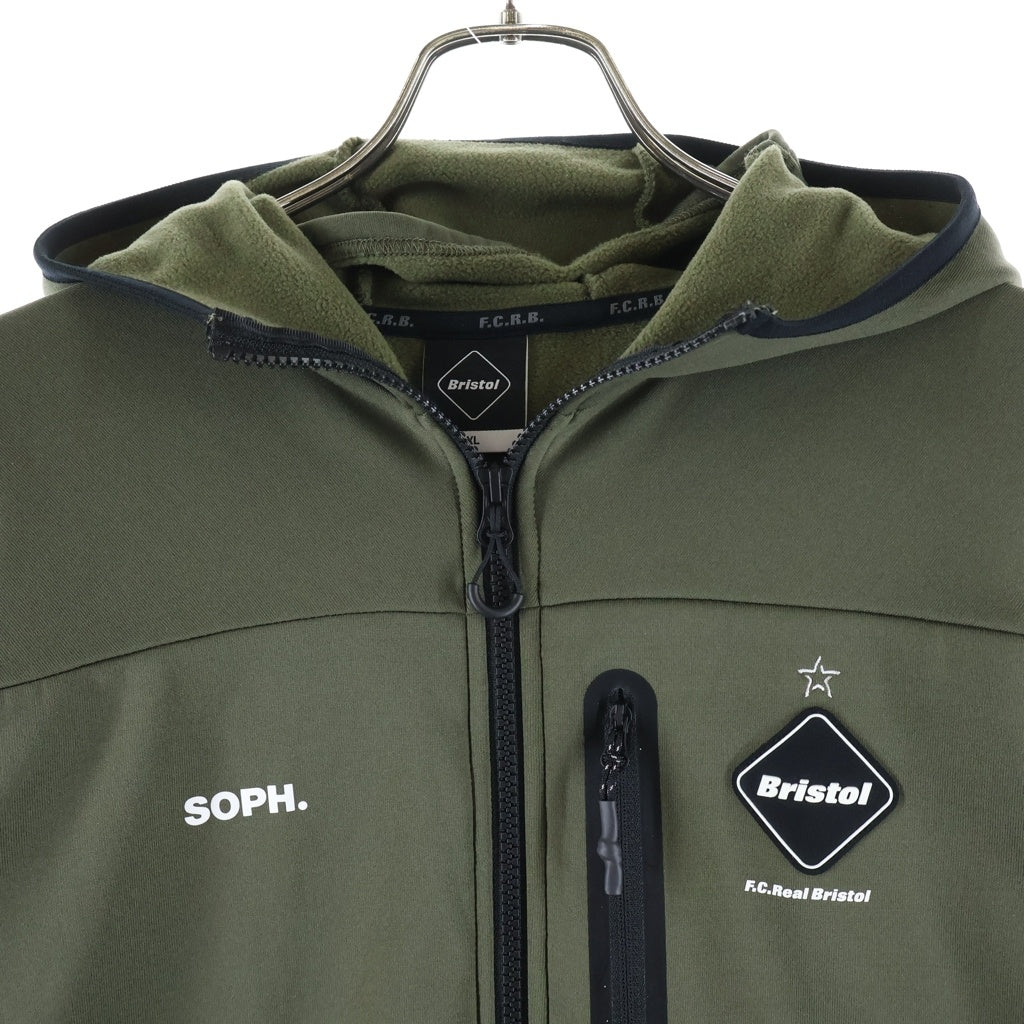 F.C.R.B./F.C.Real Bristol/FCRB(エフシーアールビー/エフシーレアルブリストル) 20AW POLARTEC POWER STRETCH ZIP UP GAITER HOODIE ポーラテック パワーストレッチ ジップアップーフーディー