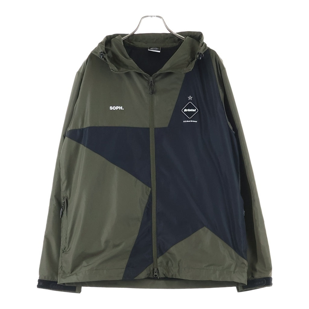 F.C.R.B./F.C.Real Bristol/FCRB(エフシーアールビー/エフシーレアルブリストル) 20AW BIG STAR TRANING JACKET ビッグスター バックロゴプリント ジップアップフーデッドジャケット