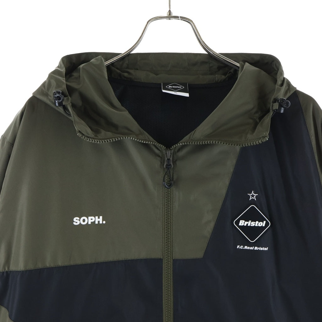 F.C.R.B./F.C.Real Bristol/FCRB(エフシーアールビー/エフシーレアルブリストル) 20AW BIG STAR TRANING JACKET ビッグスター バックロゴプリント ジップアップフーデッドジャケット