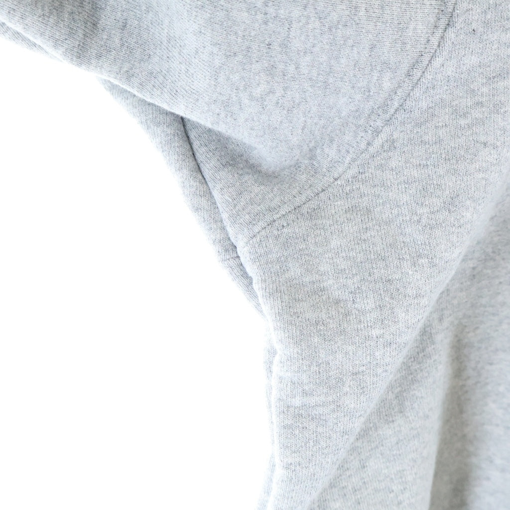SUPREME(シュプリーム) 24AW Satin Applique Hooded Sweatshirt サテンアップリケロゴ プルオーバースウェットパーカー フーディー グレー