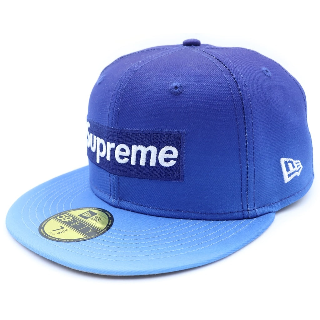 SUPREME(シュプリーム) 23SS ×New Era Gradient Box Logo Cap ニューエラ グラディエント ボックスロゴ ベースボールキャップ 帽子 ブルー