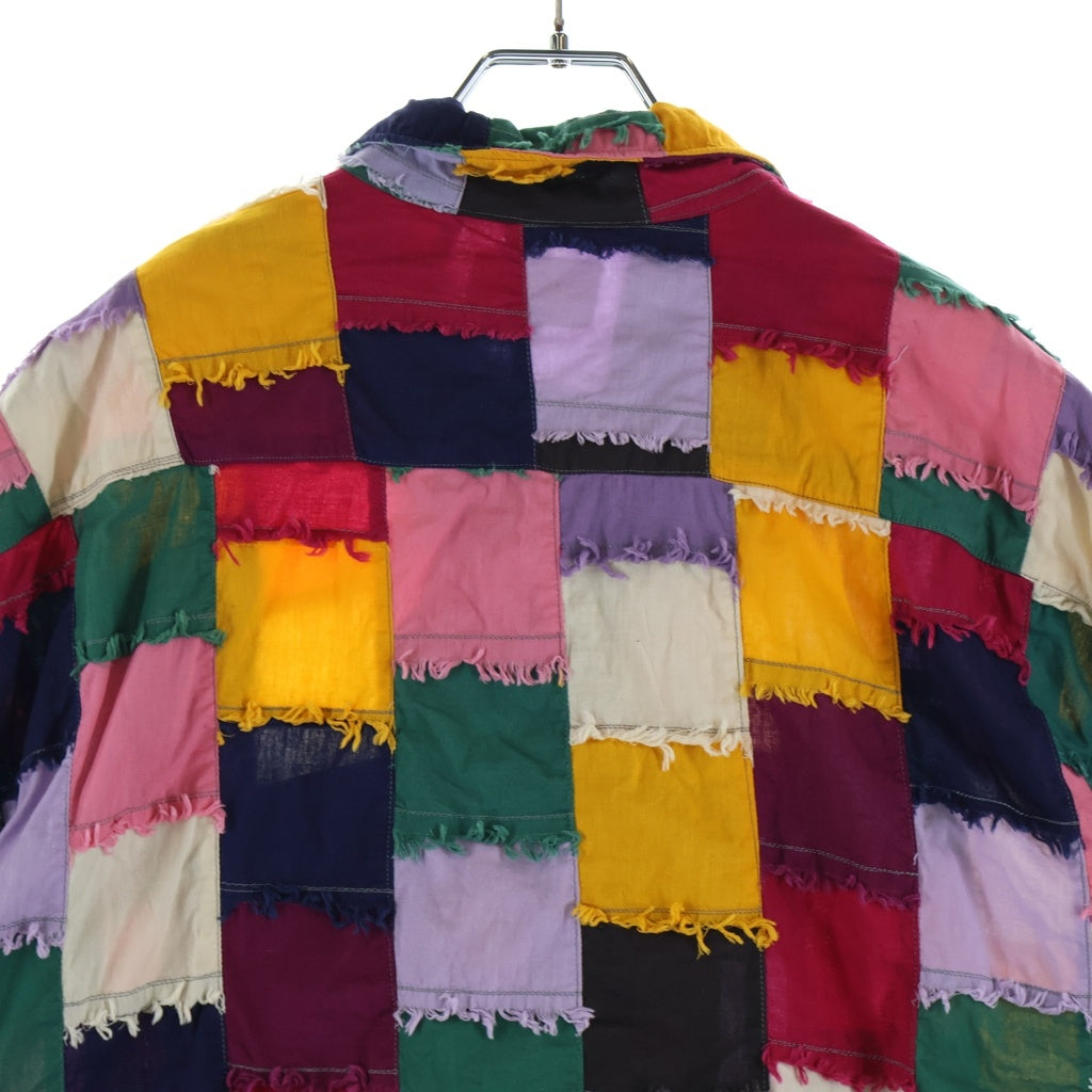 SUPREME(シュプリーム) 23SS Patchwork S/S Shirt パッチワーク 半袖コットンシャツ マルチカラー