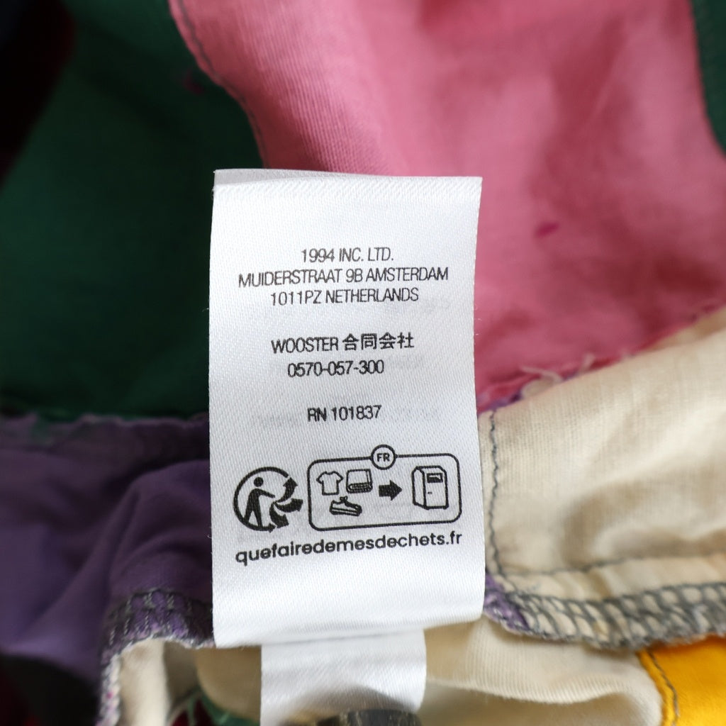 SUPREME(シュプリーム) 23SS Patchwork S/S Shirt パッチワーク 半袖コットンシャツ マルチカラー