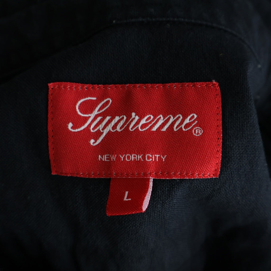 SUPREME(シュプリーム) 23SS Loose Fit S/S Oxford Shirt ルーズフィット 半袖オックスフォードシャツ ブラック