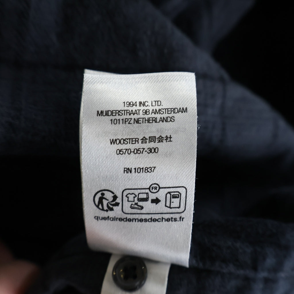 SUPREME(シュプリーム) 23SS Shadow Plaid Flannel Shirt シャドープレイド 長袖長袖シャツ ブラック