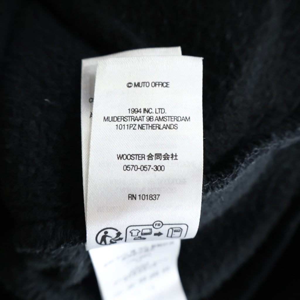 SUPREME(シュプリーム) 23AW Muta Zip Up Hooded Sweatshirt ムタ フロントプリント ジップアップスウェットパーカー フーディー ブラック
